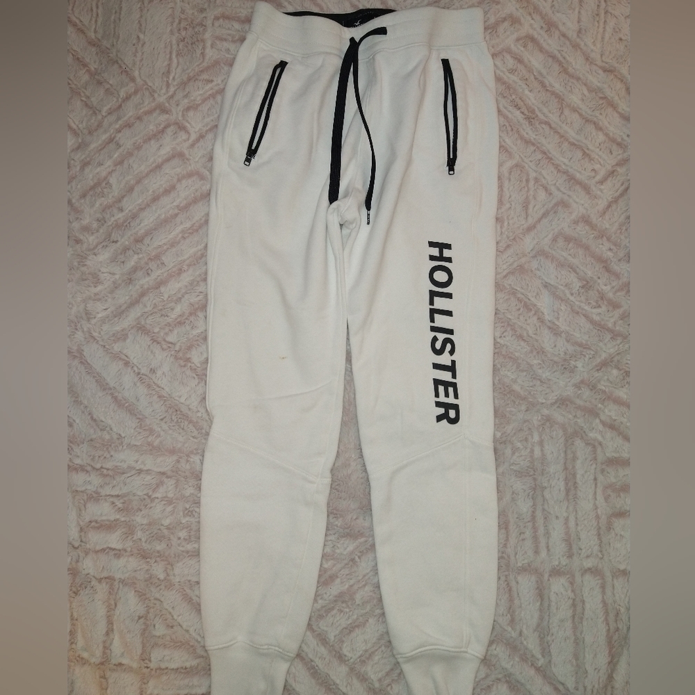 Hollister Mens Sweatpants White XS!!